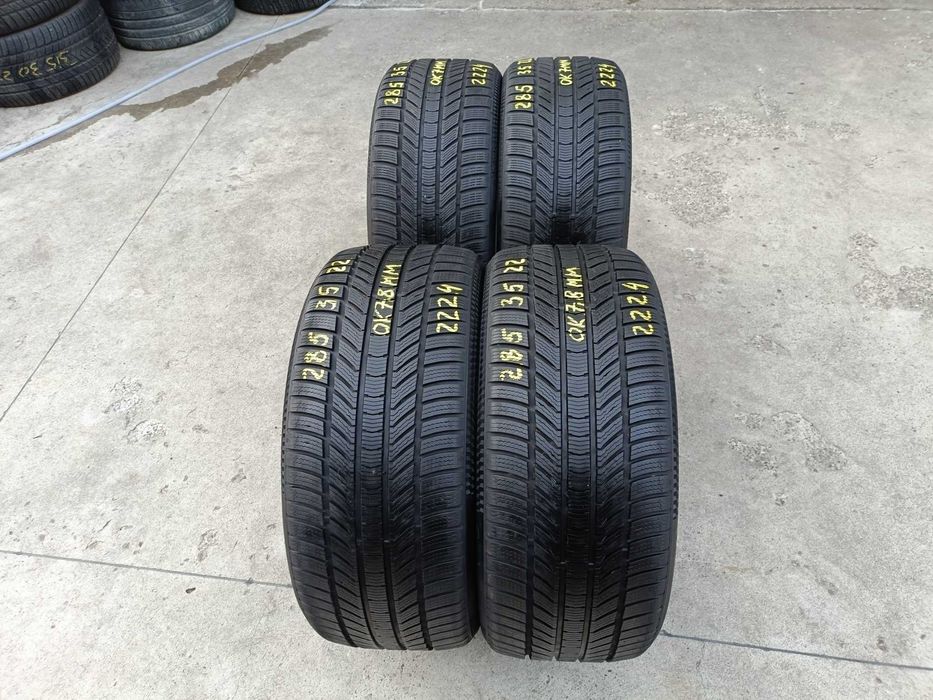 Set 4 anvelope de iarna 285 35 22 continental wintercontact TS 870P dot 2024