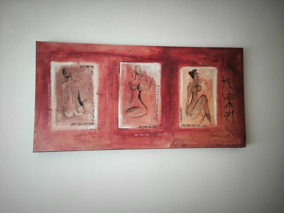 Атрактивен постер маслени бои