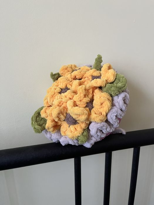 Buchet de flori crosetat