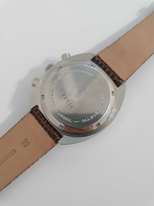 Cronograf vintage elvetian Swiss Clyda 40mm Valjoux 7734