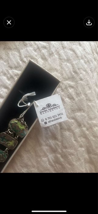 Продам браслет авторский серебряный