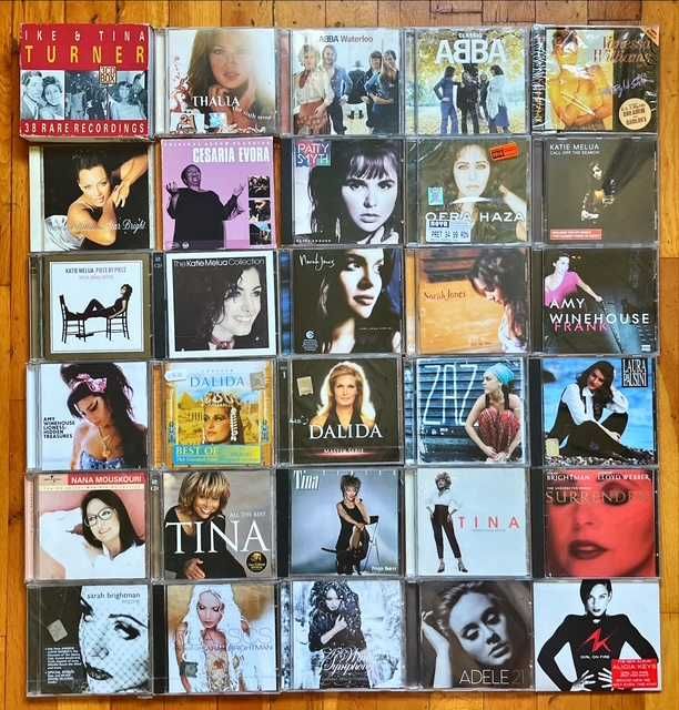 Lot CD orig: Thalia, ABBA, Melua, N. Jones, Madonna, Carey, Shakira, Estefan, Lopez..