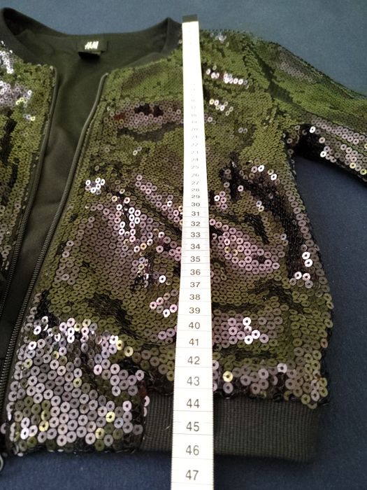 Geacă neagră cu paiete H &M