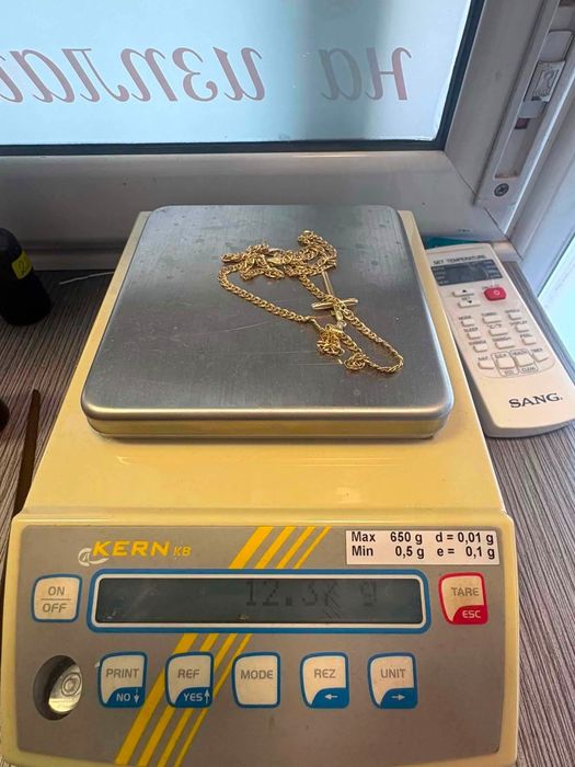 Нов! синджир с кръст 90€гр