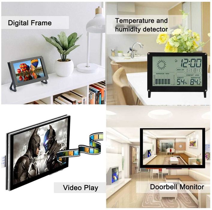 Monitor OSOYOO 5 Inch MIPI DSI IPS Touch Screen for Raspberry Pi No Need Driver