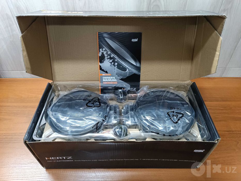 Продам новые динамики Hertz HSK 165 коробка, документы.