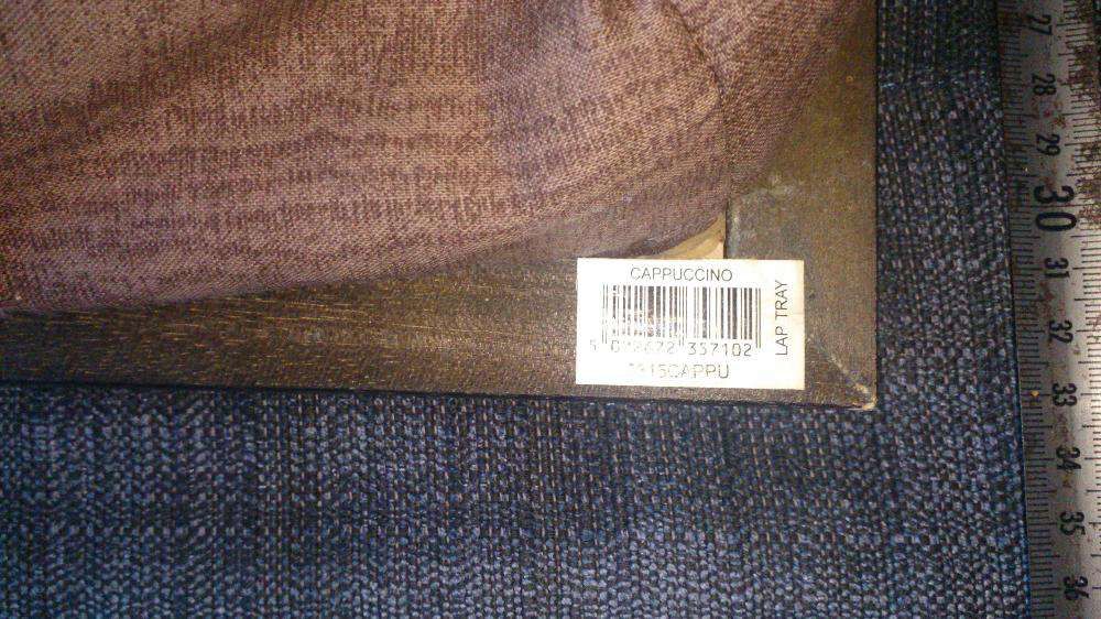 Tava servit masa design Cappuccino, cu perna