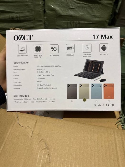Planshet 17proMax OZCT optom donaga borr