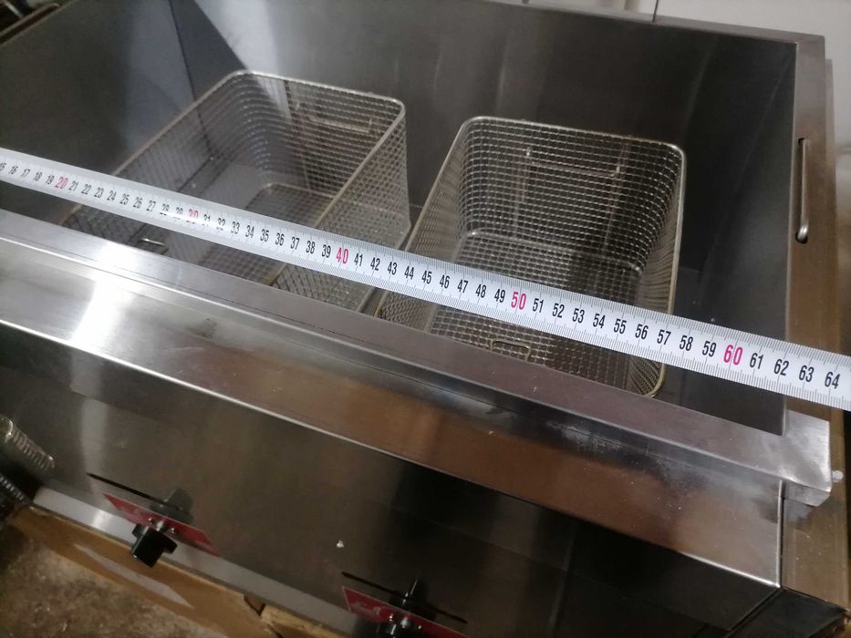 Фритюрник прфесионален газов-единичен, двоен