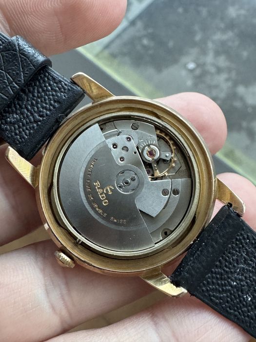 Rado Incabloc 25 jewels automatic, placat cu aur