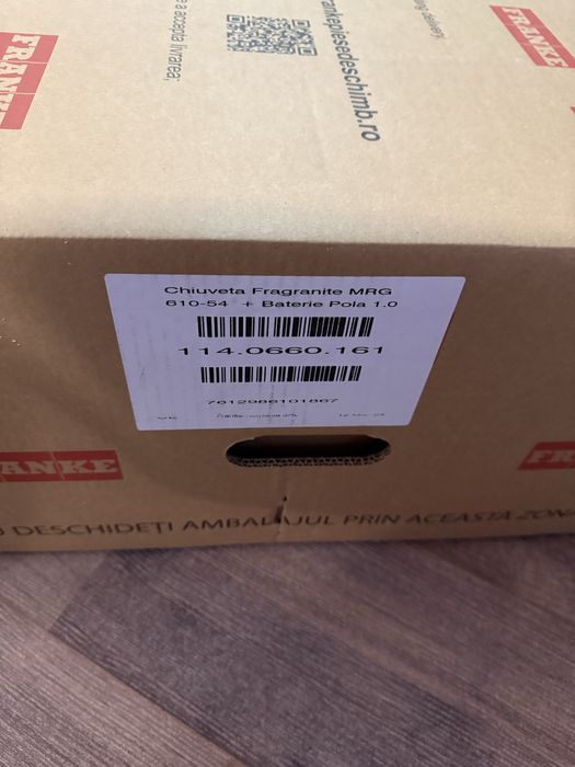 Chiuveta fragranite + Baterie Pola Franke, fragranite negru