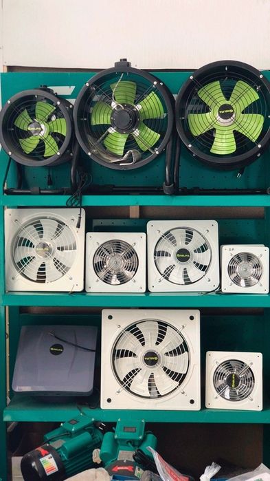 Ventilyator barcha o'lchamda