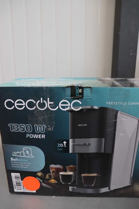 Кафе машина 4в1,4 вида капсули, Cecotec FreeStyle Compact, 1350W,20Bar