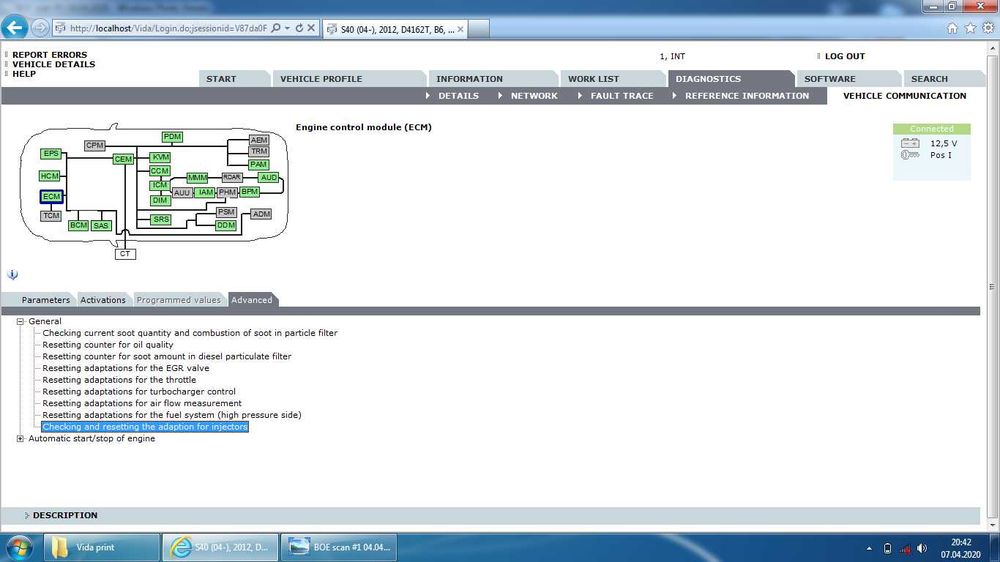 Tester/Diagnoza Dedicata VOLVO Vida dice Noua, Suport Instalare+Testar