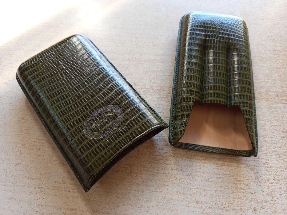 Калъф за пури естествена кожа