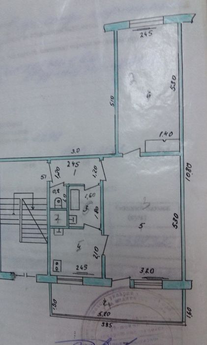 Продаётся 2х комнатная квартира