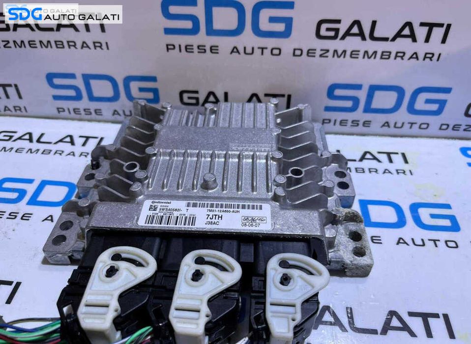 ECU Calculator Motor Ford Focus 2 1.8 TDCI 116CP 2004 - 2010 Cod 7M51-12A650-AUH 7M5112A650AUH 5WS40582I [L2656]