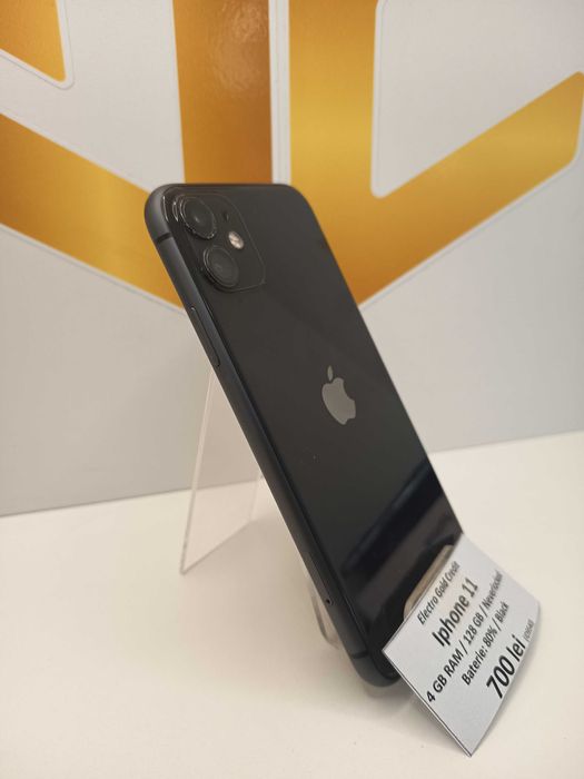 Iphone 11 128GB Black/Neverlocked/Baterie: 80% ID9540