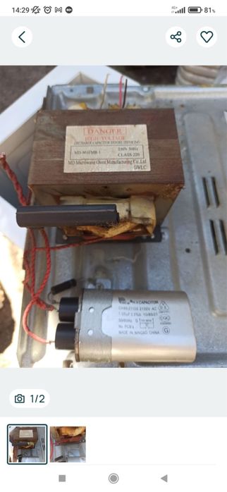 transformator cuptor cu microunde