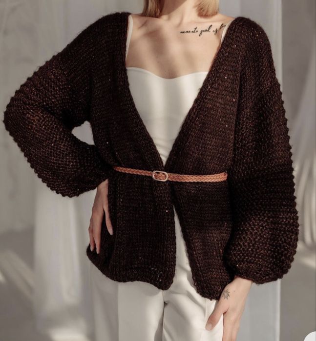 Мохерна Жилетка Massimo Dutti