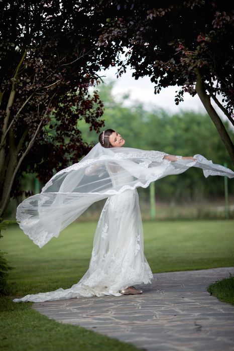 Булчинска рокля с Воал