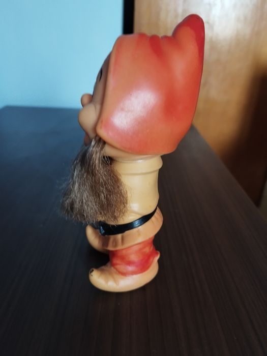 Игрушка СССР резиновый гном.