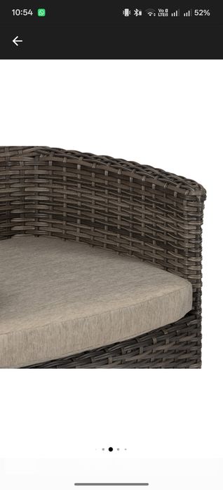 Mobilier terasa masa și 6 scaune