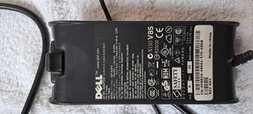 Alimentator laptop, Dell, model ADP-65JB B, 19,5V,3,3A, 90W, 7,4X5mm