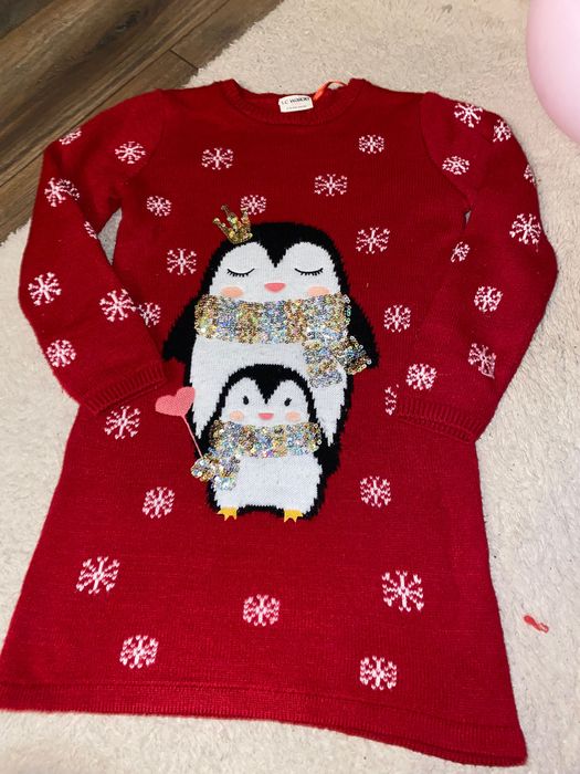 Зимна рокля за момиче. 8-9 г размер