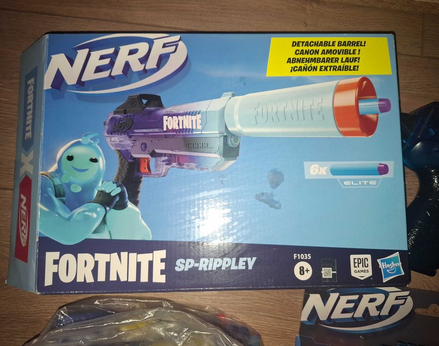 NERF Бластер детско пластмасово оръжие/играчка/ 3бр.+стрелички