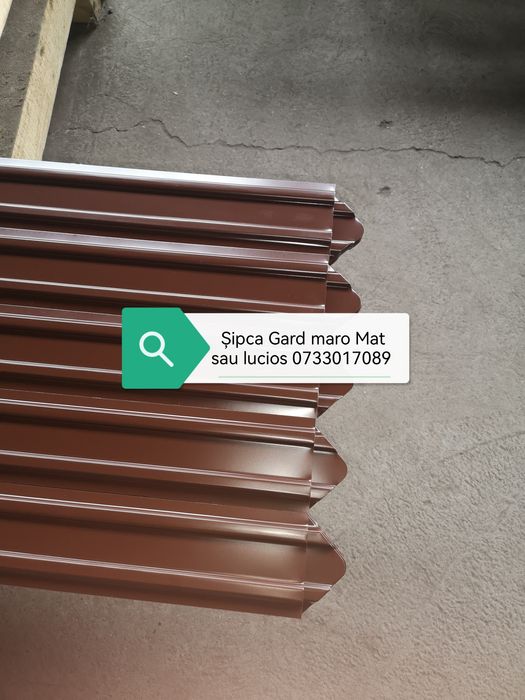 Uluci pentru gard din tabla vopsita groasă 0.50