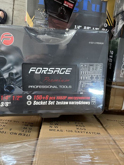 Гедоре куфар с инструменти 156 части Forsage