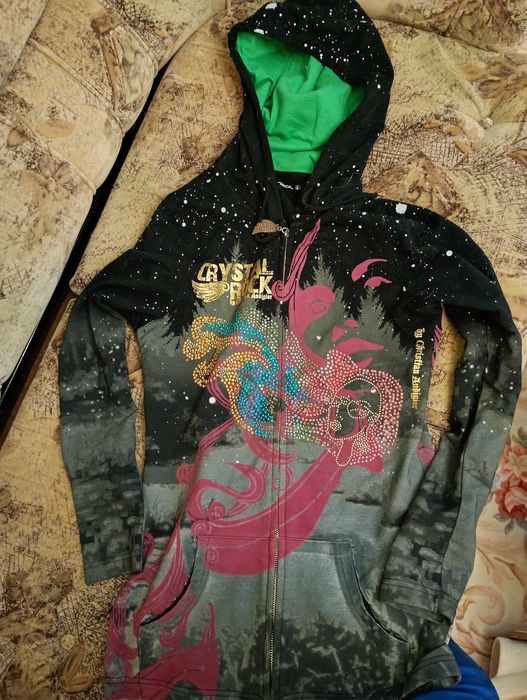 Christian Audigier Crystal Rock суичър