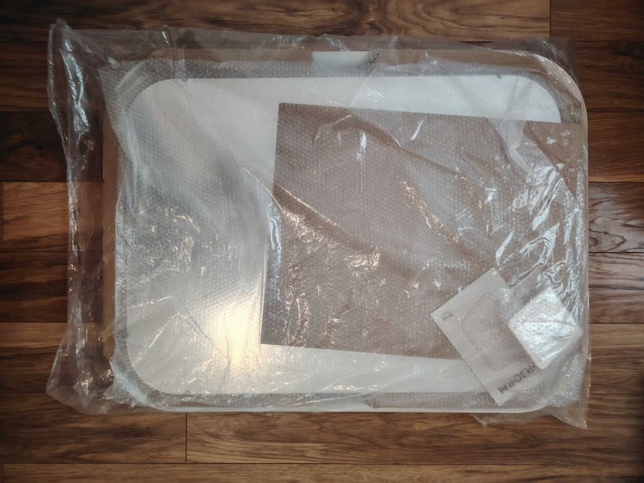 STORJORM
огледало с вградено осветление, 80x60 см, бяло