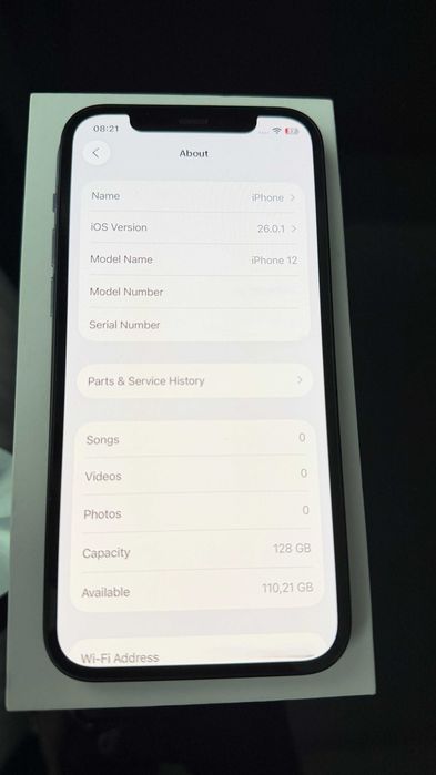 iPhone 12 128GB black - stare foarte buna