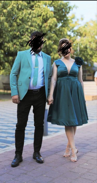 Rochie eleganta verde