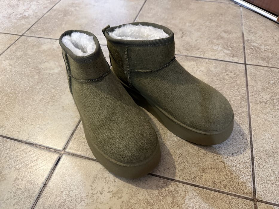 Угги новые (не оригинал),цвет хаки