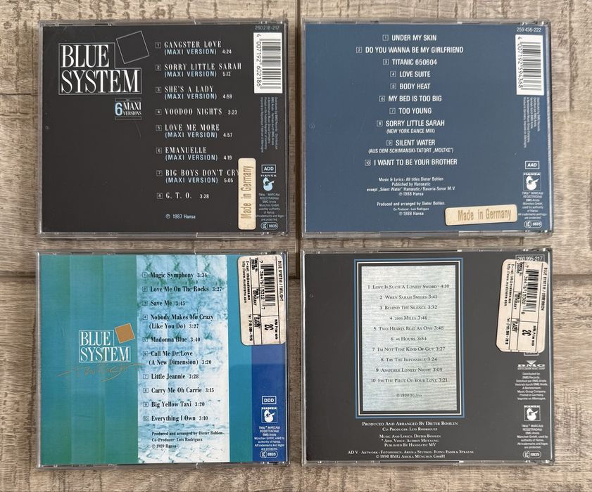 Lot 13 cd-uri Blue System (discografie completa)