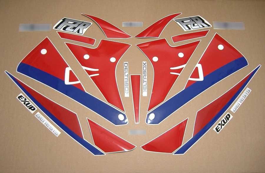 Стикери Yamaha 1000 FZR 1987г-1994г лепенки Ямаха фзр графики exup