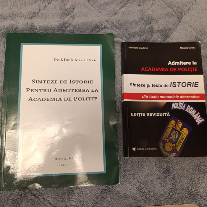 Manuale de Istorie/ Teste grila istorie si romana pentru Academia de Politie