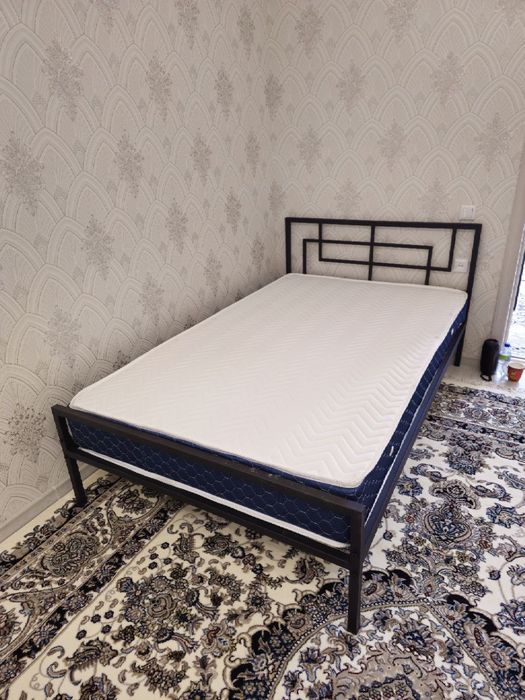 Металлическая полторашка кровать ( АЛИСА ) кровать полторашка