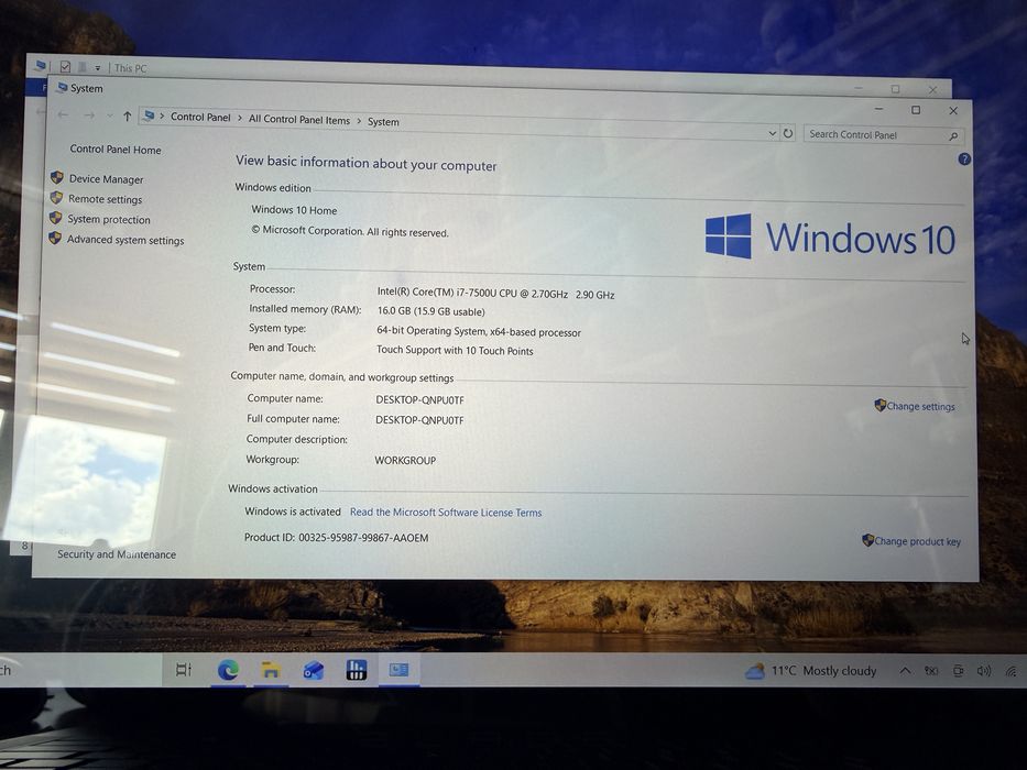 Laptop Razer Blade Stealth 13” intel 7500u i7