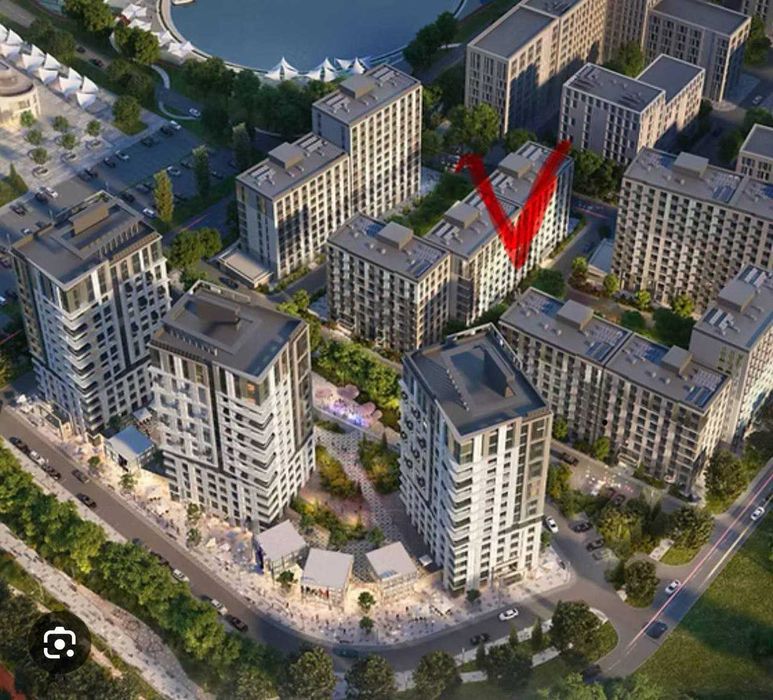Продается 3х комнатная в ЖК "NRG Yangi Baxt" Рохат круг (RV)