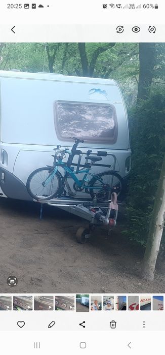 Suport biciclete pt proțap rulota/remorcă