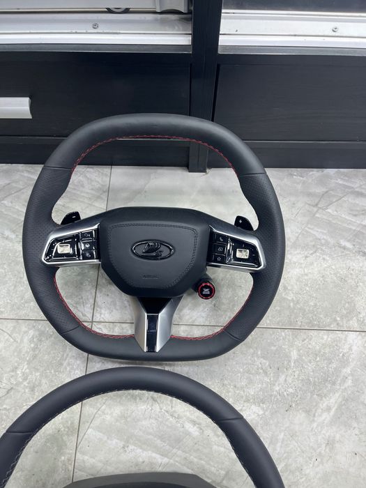 Руль на ВАЗ и Лада автомобили стиле АМГ Ауди КИА