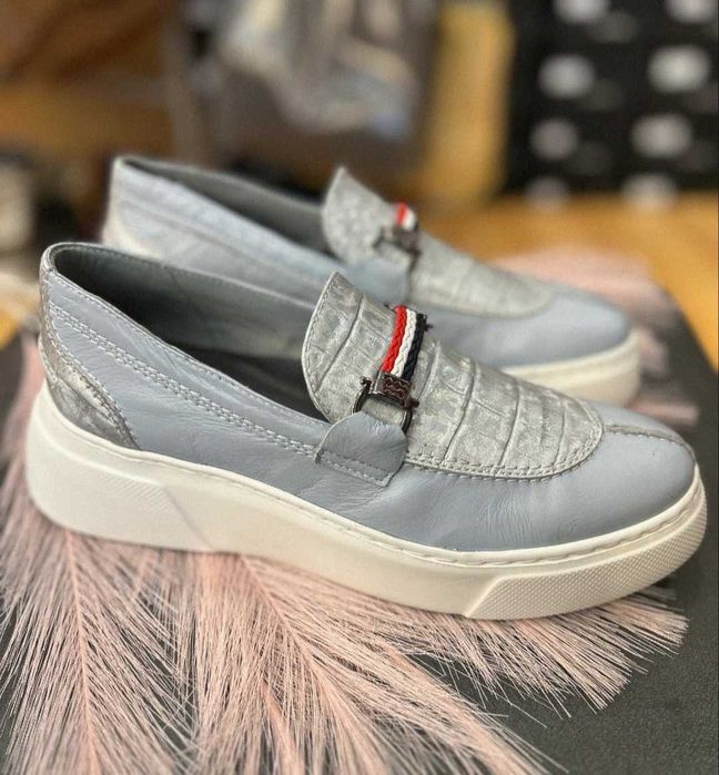 Сникърси /мокасини естествена кожа