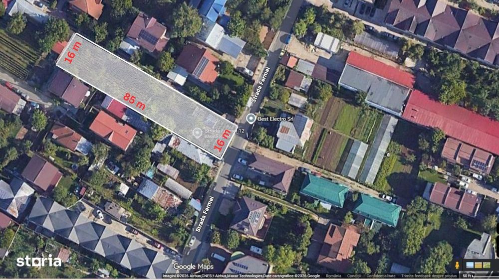Teren pentru dezvoltare. In zona de case Popesti Leordeni.