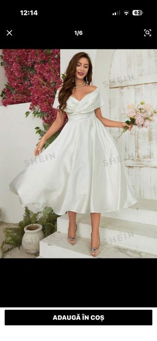 Rochie din satin, mărimea S