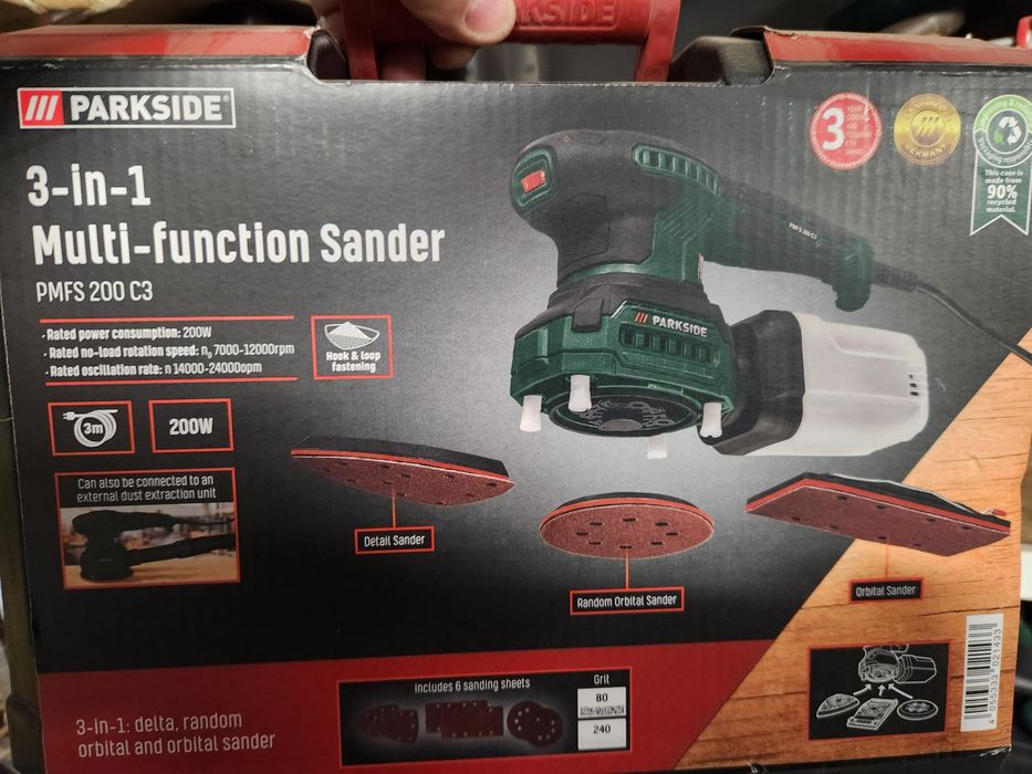 Шлайф Машина Виброшлайф PARKSIDE 3 в 1
