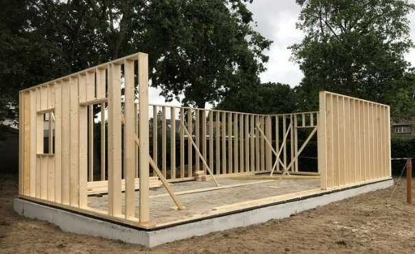 Сглобяема къща „СЪБЪРБЪН“ | 30–60 м² | Wood Frame | 499€/м²|975лв./м²